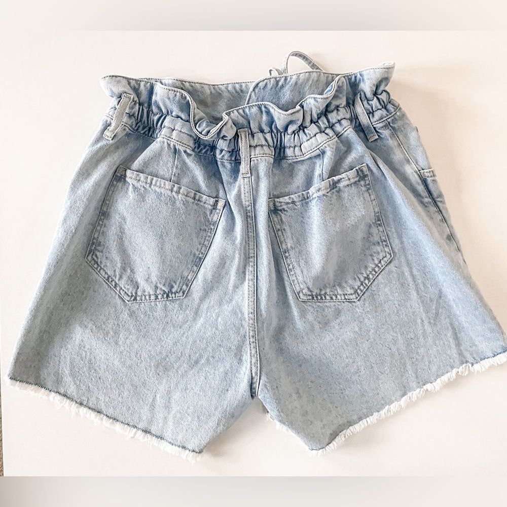 7 FOR ALL MANKIND PAPERBAG SHORT IN TUBEROSE 183/009 - Picture 2 of 4